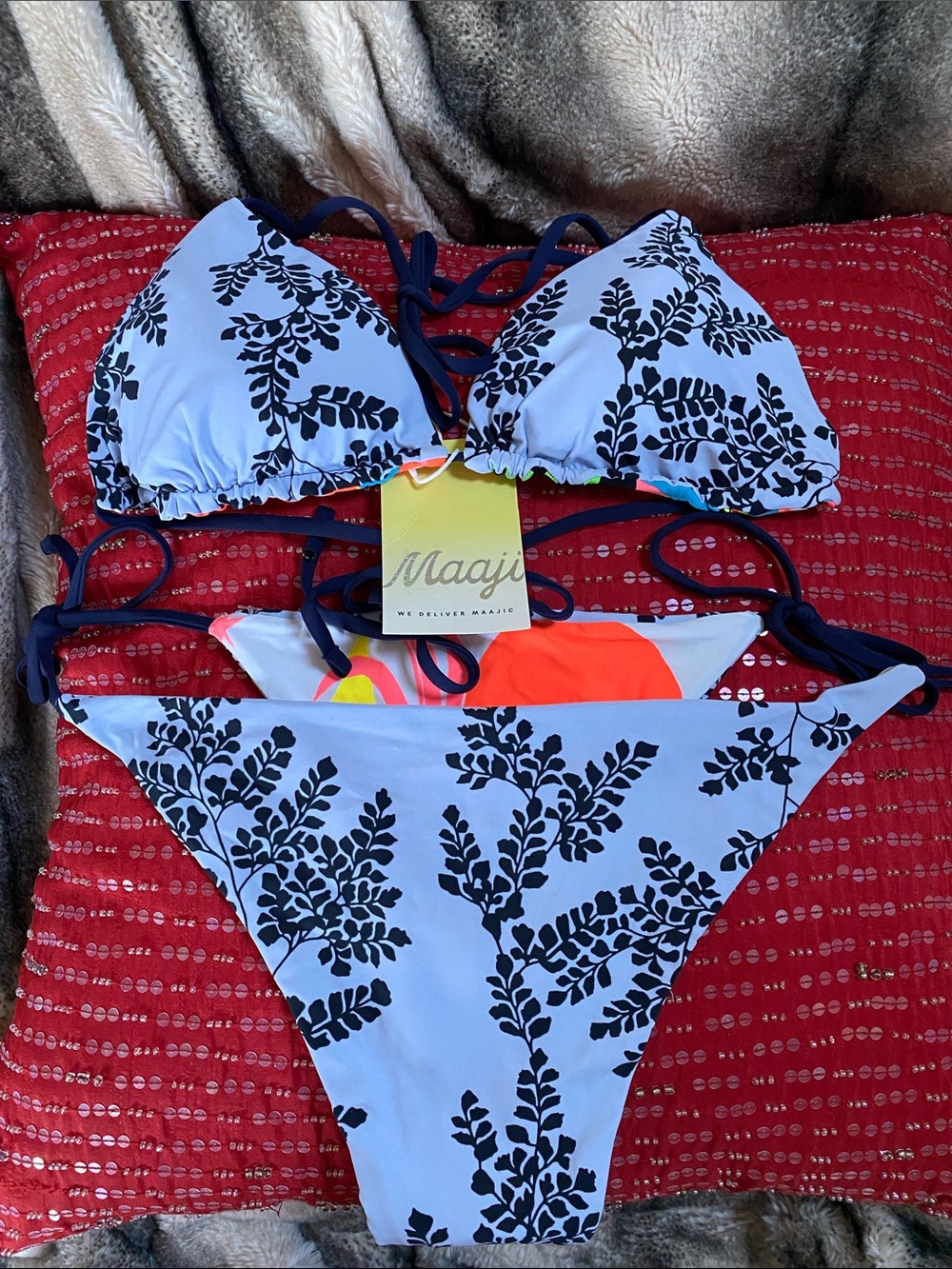 Maaji Reversible Bikini Set NWT